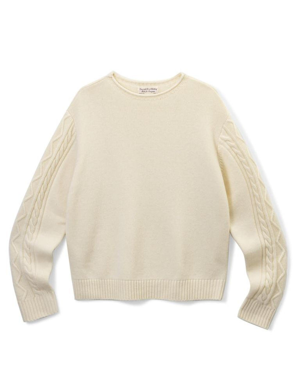 SUPERTOFU Cozy Warm Oversized Rib Knit Unisex Everyday 80 Percent Wool Blend Sweaters