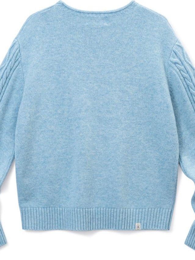 SUPERTOFU Cozy Warm Oversized Rib Knit Unisex Everyday 80 Percent Wool Blend Sweaters