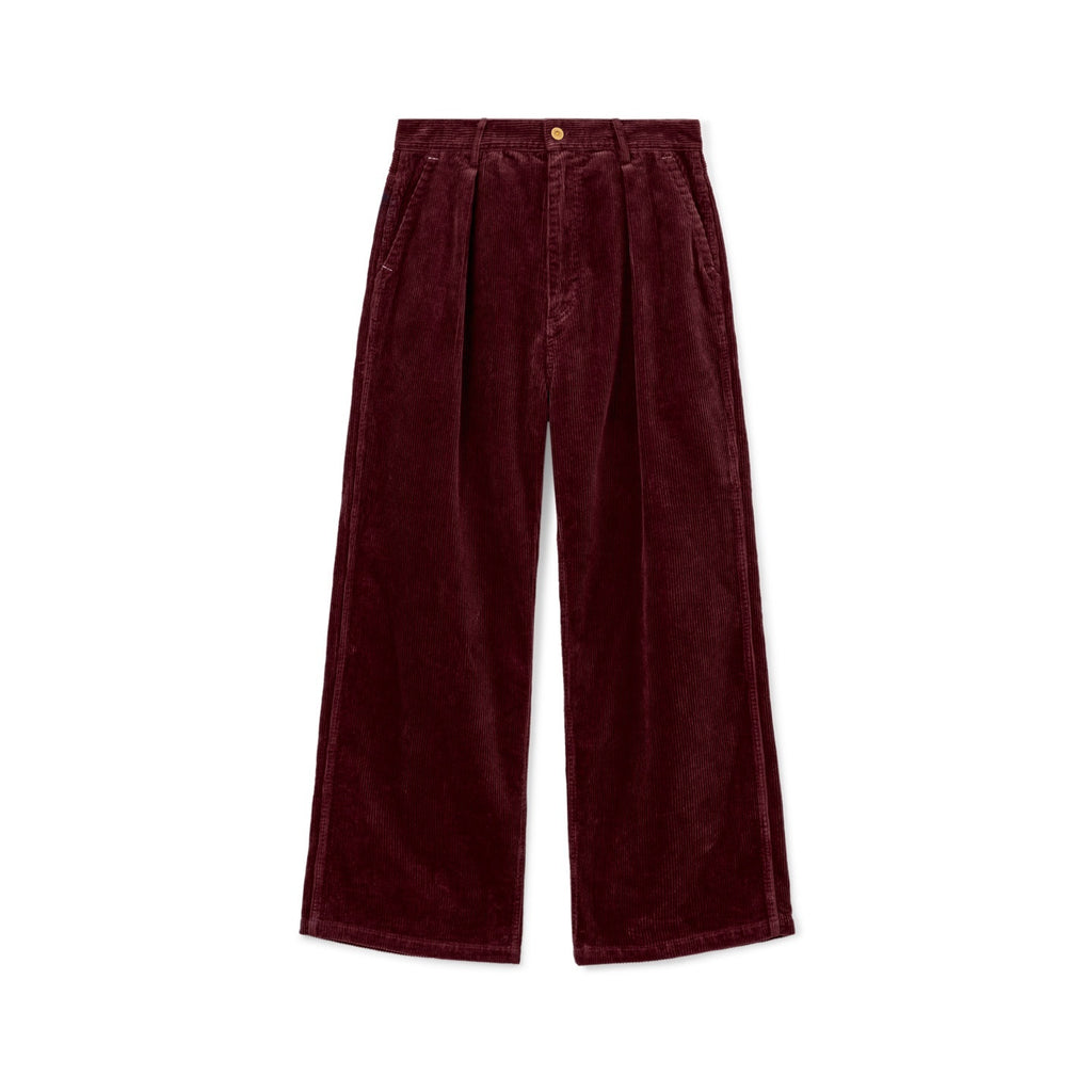 SUPERTOFU Durable Corduroy 100 Percent Cotton Casual Straight Zip Unisex Straight Pants