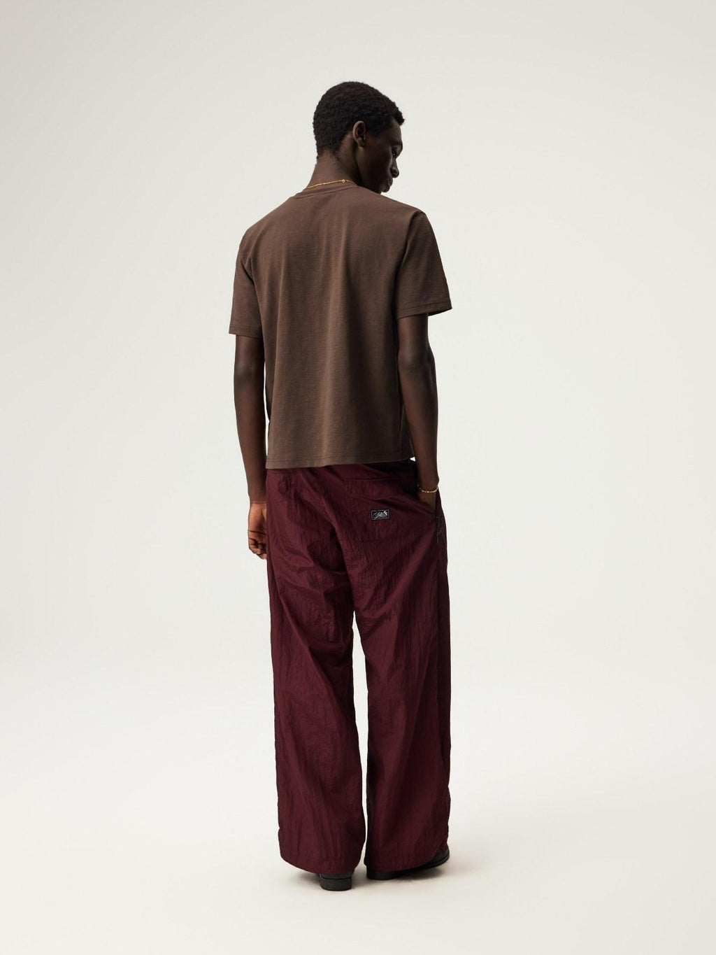 SUPERTOFU Durable Nylon Straight Fit Casual Unisex Solid Color Classic Chinos