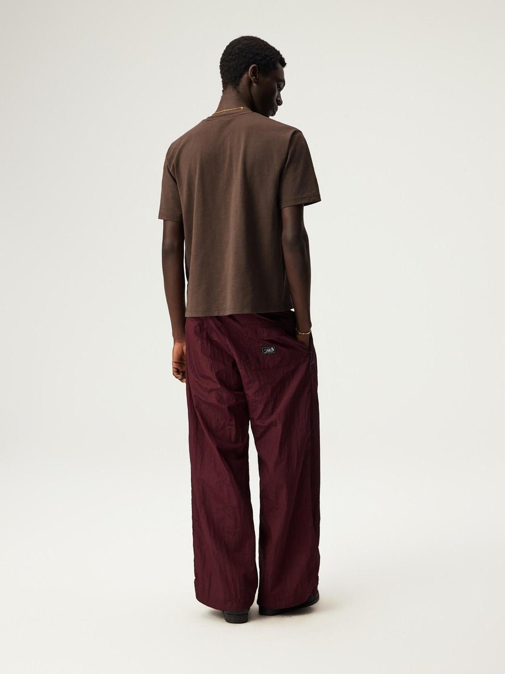 SUPERTOFU Durable Nylon Straight Fit Casual Unisex Solid Color Classic Chinos