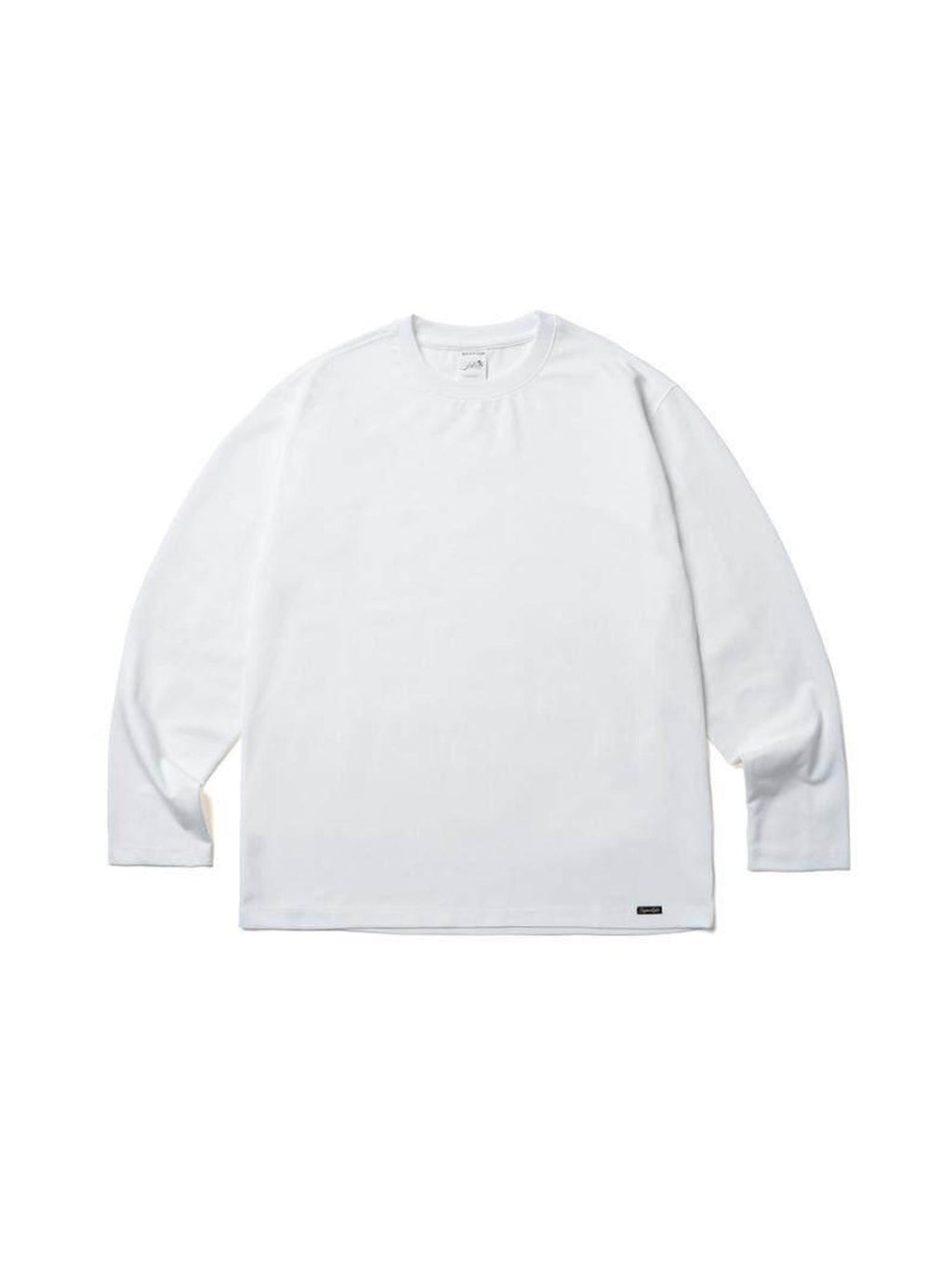SUPERTOFU Embroidered Cotton Loose Casual Unisex Crew Neck Logo Long Sleeve T-Shirts