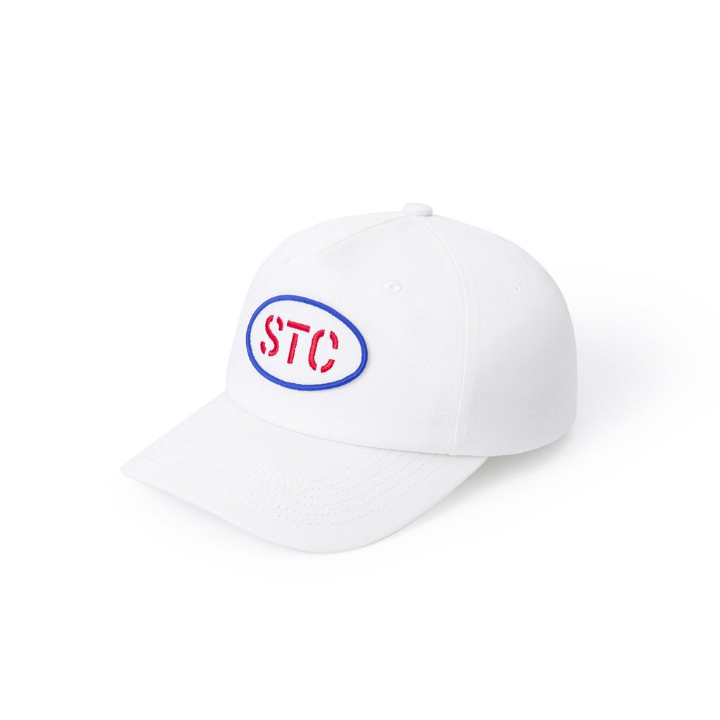 SUPERTOFU Embroidered Vintage Cotton Adjustable Curved Brim Unisex Baseball Cap White Hats