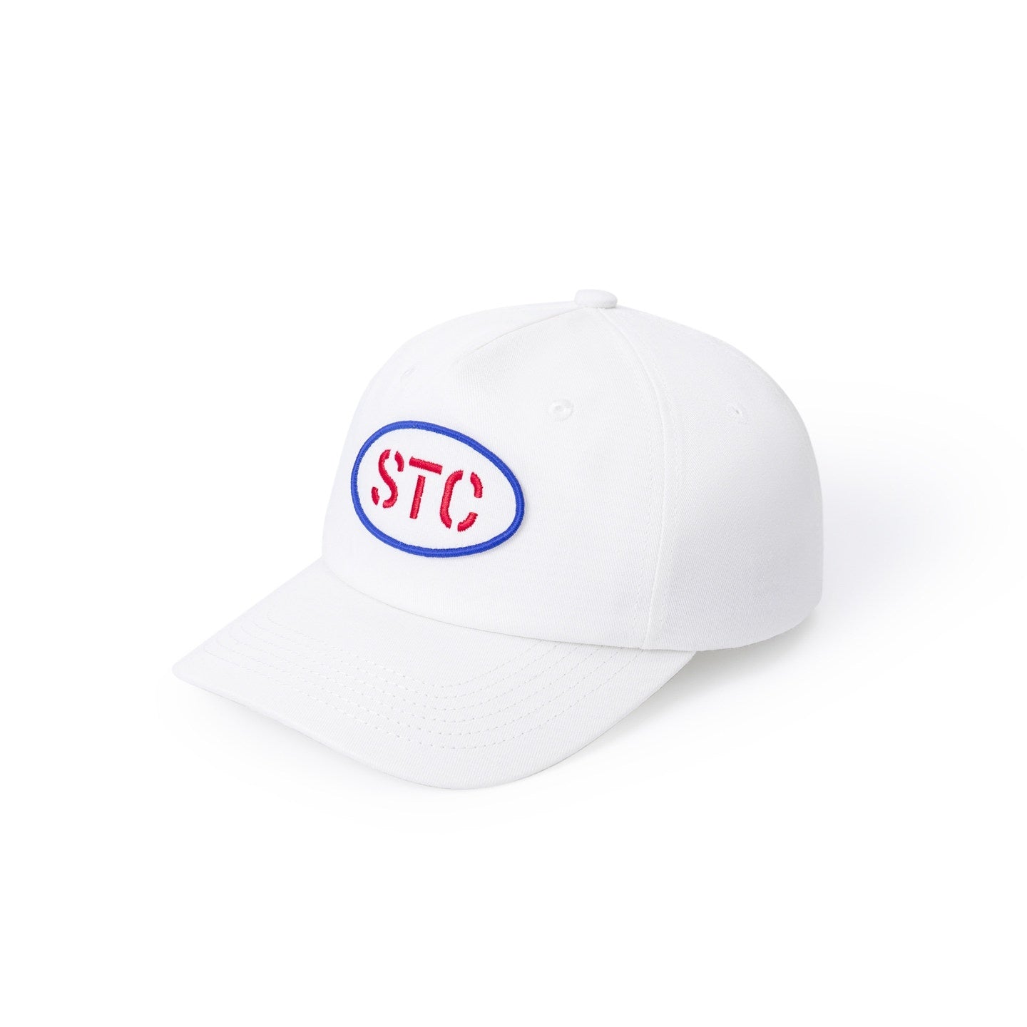 SUPERTOFU Embroidered Vintage Cotton Adjustable Curved Brim Unisex Baseball Cap White Hats