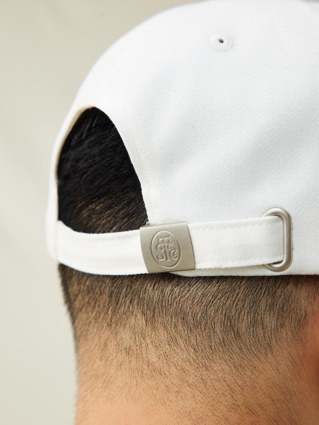 SUPERTOFU Embroidered Vintage Cotton Adjustable Curved Brim Unisex Baseball Cap White Hats