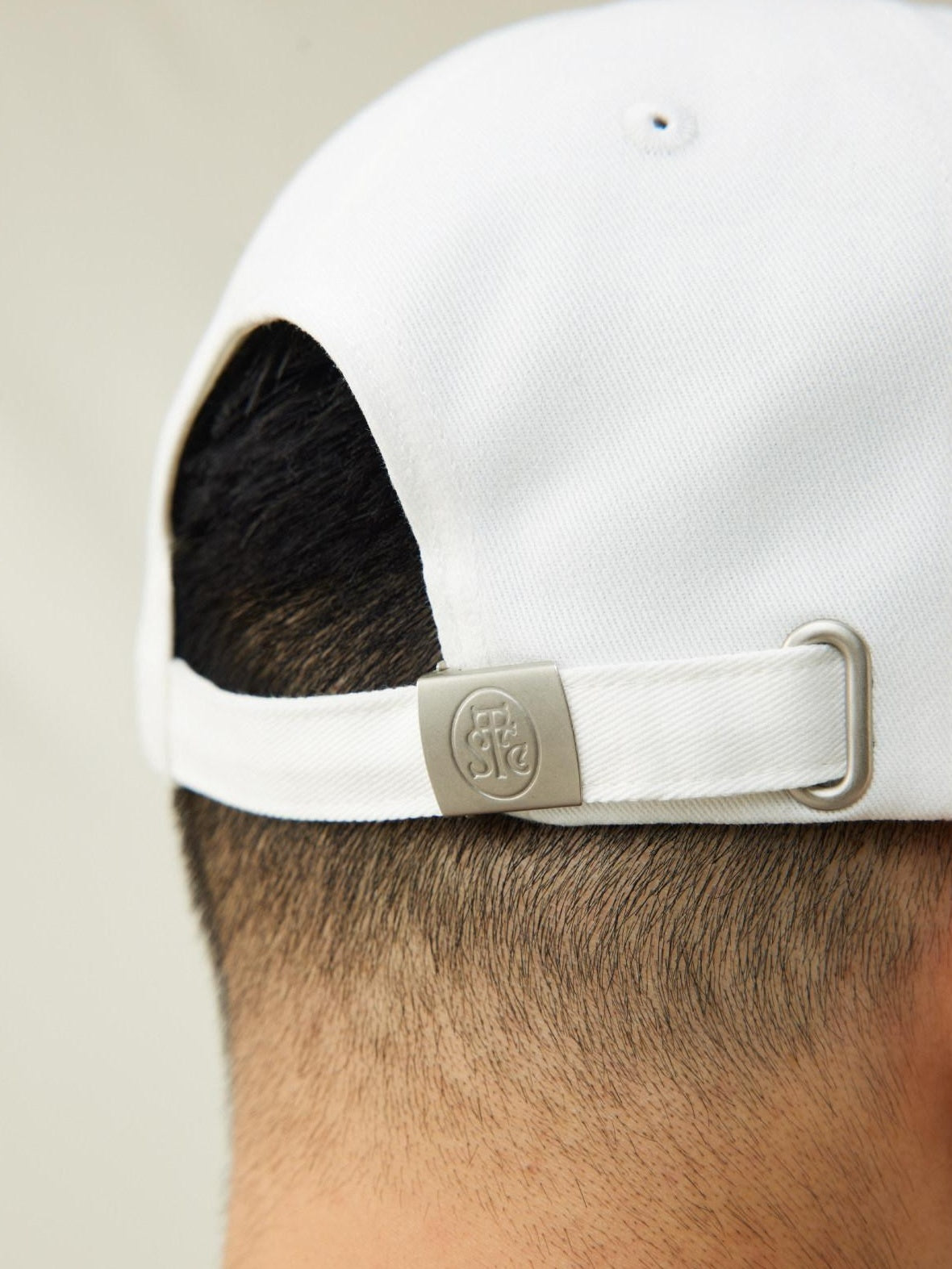 SUPERTOFU Embroidered Vintage Cotton Adjustable Curved Brim Unisex Baseball Cap White Hats