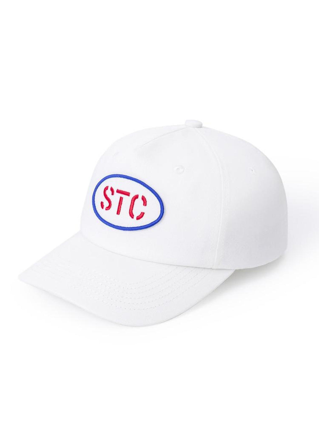 SUPERTOFU Embroidered Vintage Cotton Adjustable Curved Brim Unisex Baseball Cap White Hats