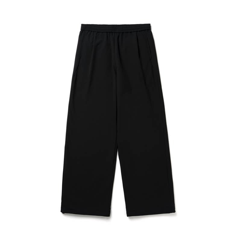 SUPERTOFU_Fleece_Lined_Mid_Rise_Relaxed_Fit_Youth_Solid_Charcoal_Black_Straight_Pants_MISSTT