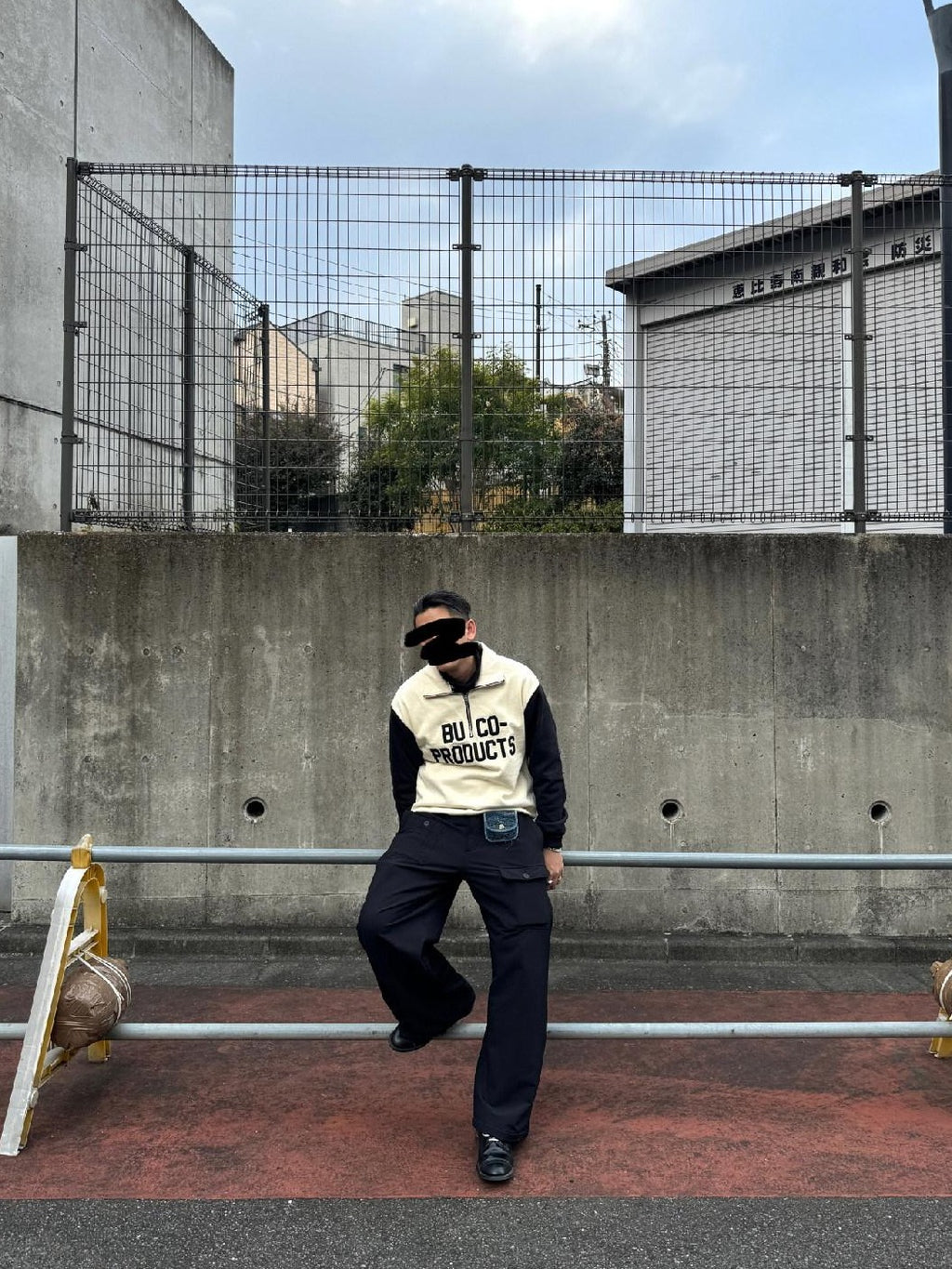 SUPERTOFU Fleece Lined Warm Straight Cut Mid Waist Casual Youth Black Solid Wide-Leg Pants