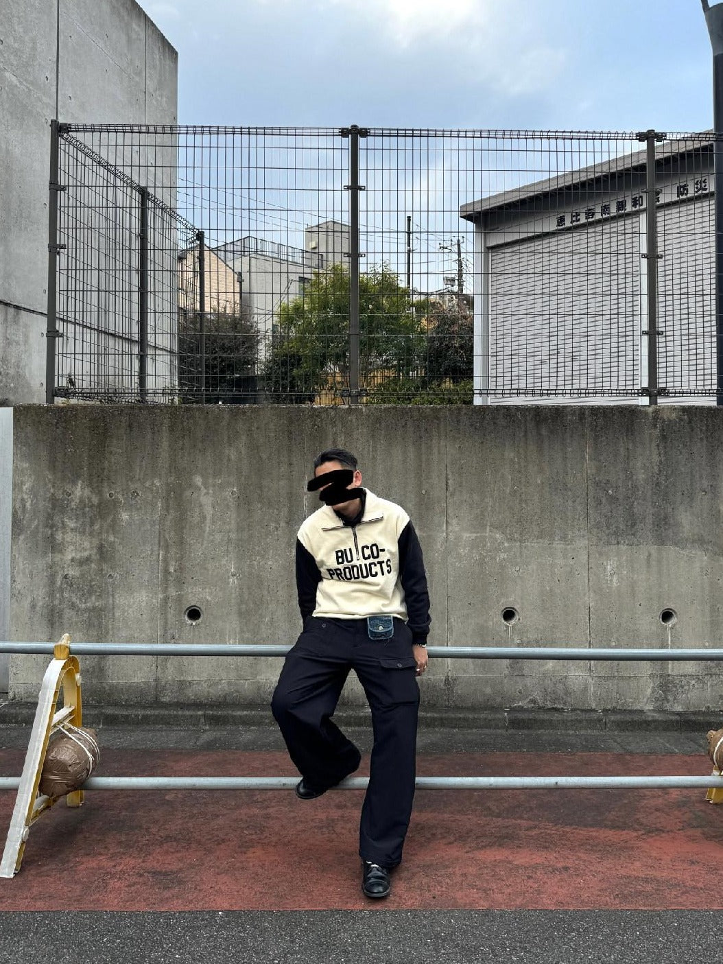 SUPERTOFU Fleece Lined Warm Straight Cut Mid Waist Casual Youth Black Solid Wide-Leg Pants