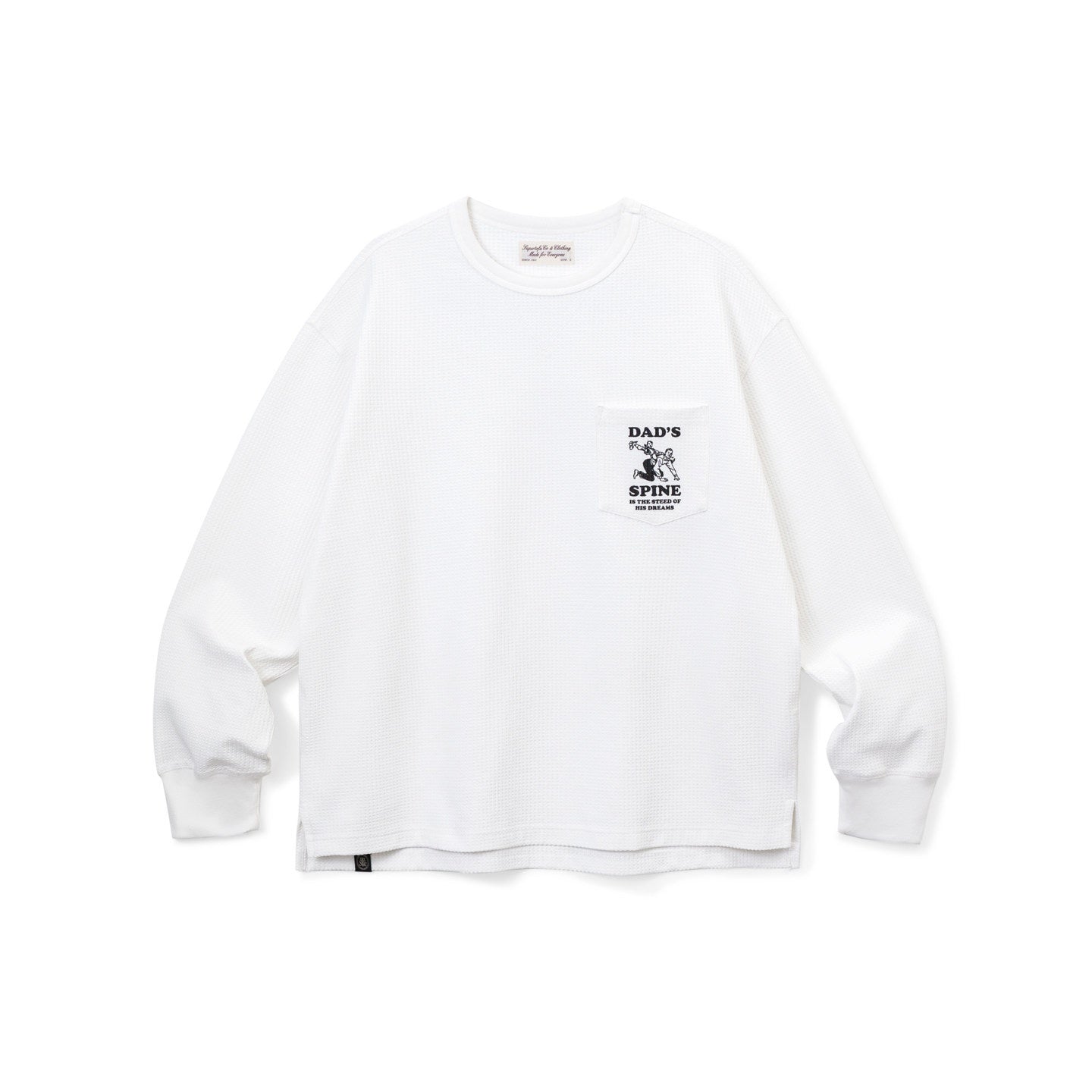 SUPERTOFU Hand Painted Vintage Crew Neck Regular Fit Unisex Polyester Long Sleeve T-Shirts