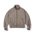 SUPERTOFU_Houndstooth_Retro_Loose_Fit_Zip_Stand_Collar_Elastic_Hem_Unisex_Track_Jackets_MISSTT