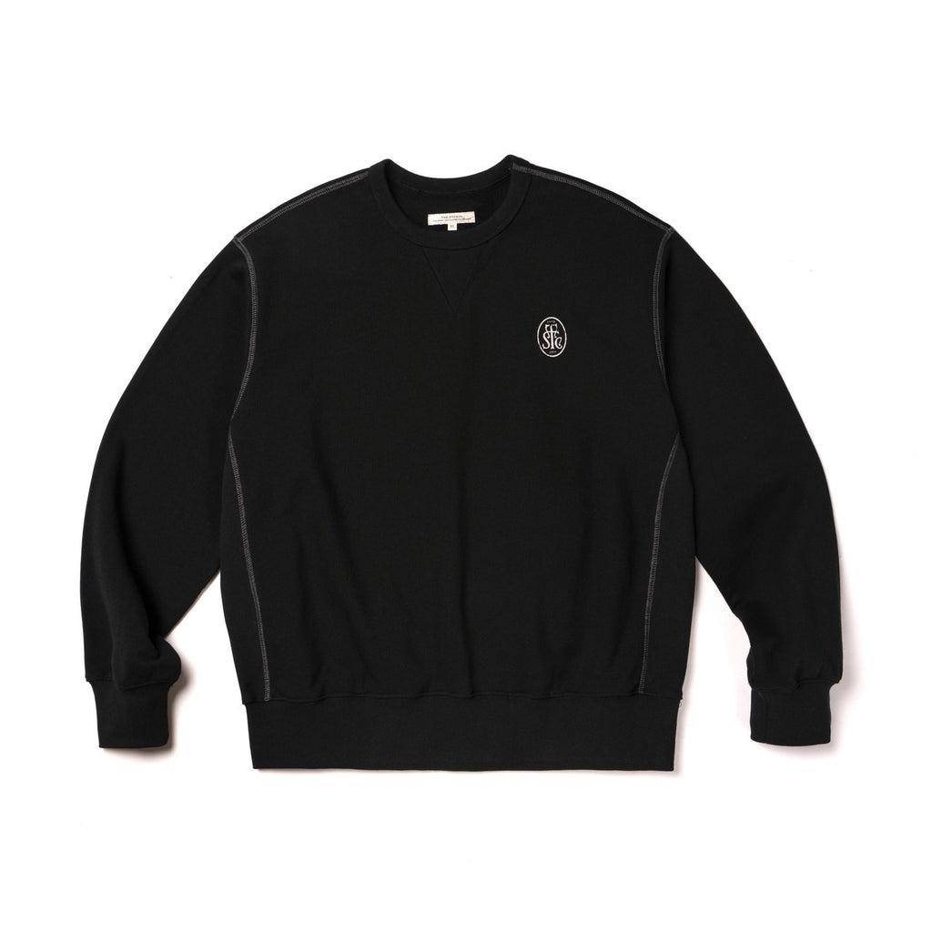 SUPERTOFU Keeps Shape Loose Japanese Crewneck Unisex Everyday Cotton Pullover Sweatshirts
