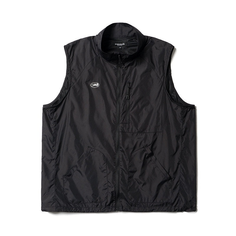 SUPERTOFU_Light_Thin_Stand_Collar_Zipper_Youthful_Teen_Daily_Black_Pink_Green_Vests_MISSTT