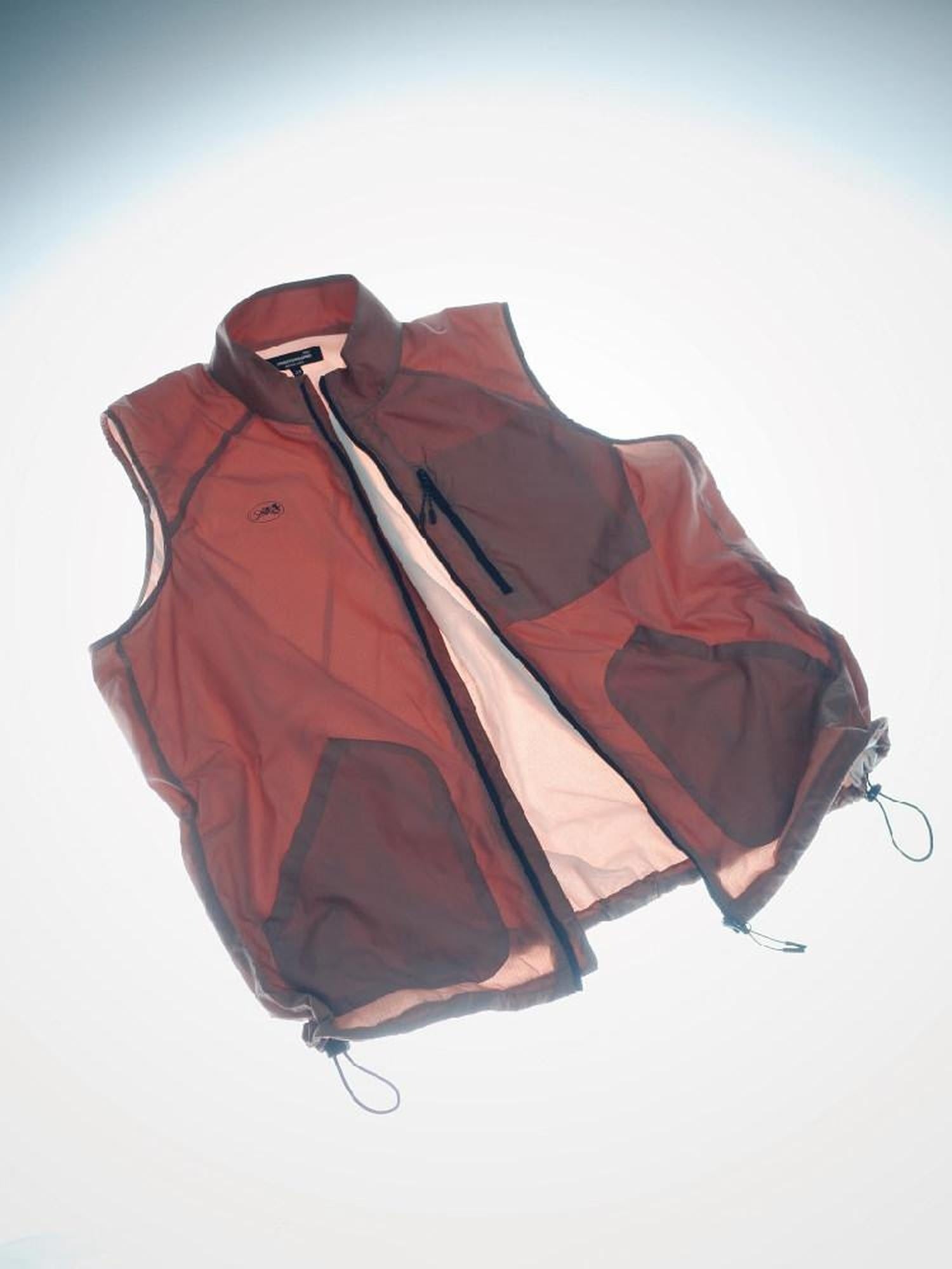 SUPERTOFU Light Thin Stand Collar Zipper Youthful Teen Daily Black Pink Green Vests