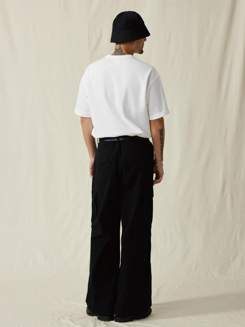 SUPERTOFU Long Staple Cotton Loose Crew Neck Unisex Letter Print Short Sleeve T-Shirts