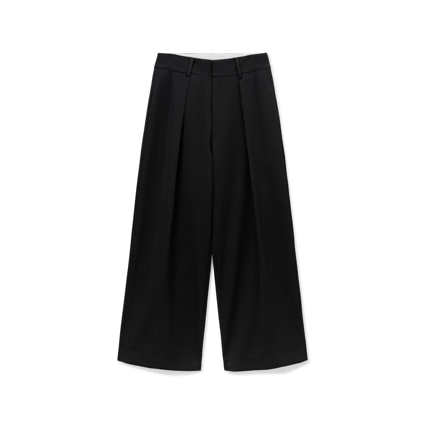 SUPERTOFU_Loose_Fit_American_Casual_Youth_Solid_Black_Grey_Long_Length_Wide-Leg_Pants_MISSTT