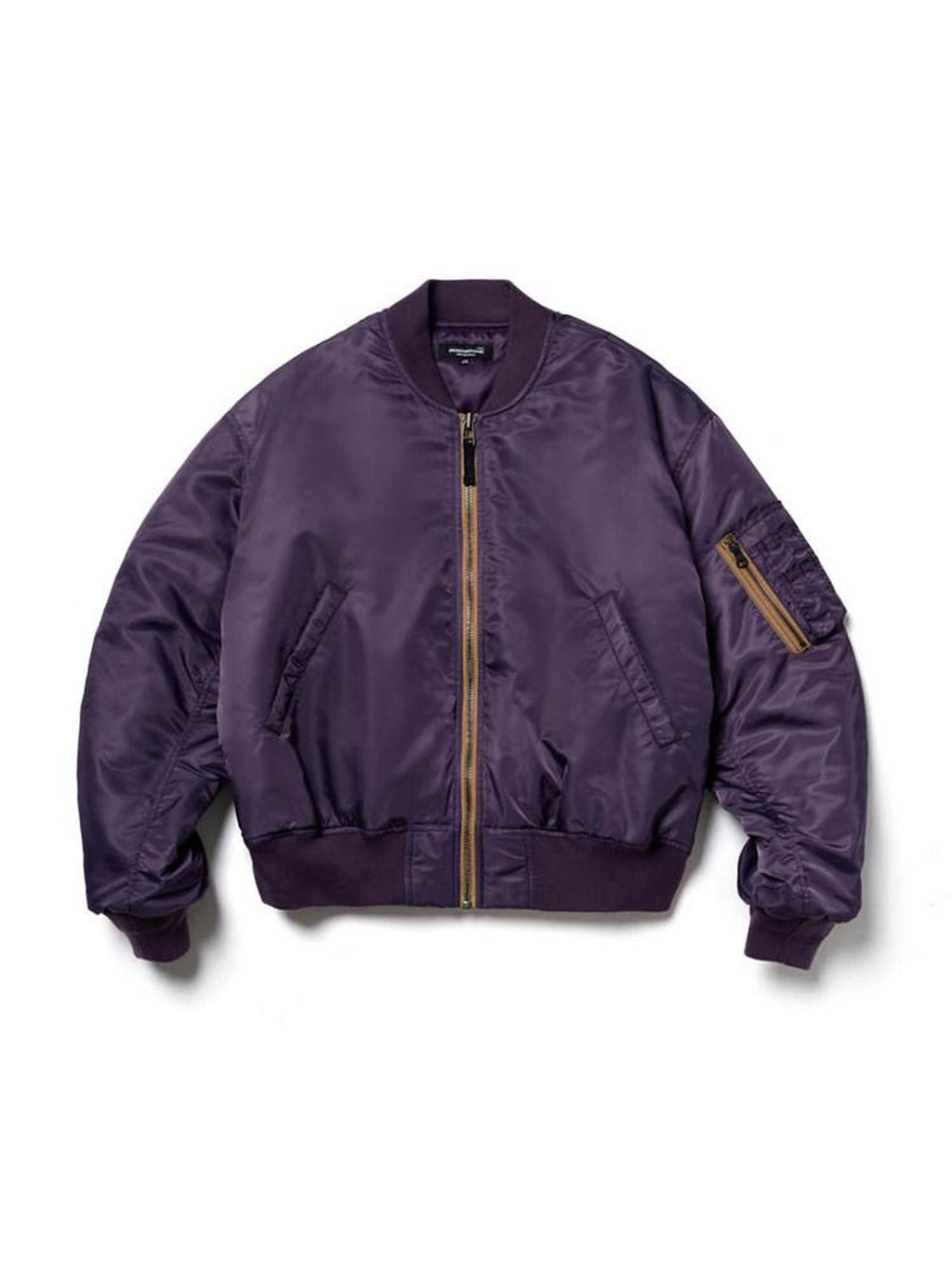 SUPERTOFU Loose Fit Baseball Collar Youth Solid Color Long Sleeve Bomber Jackets