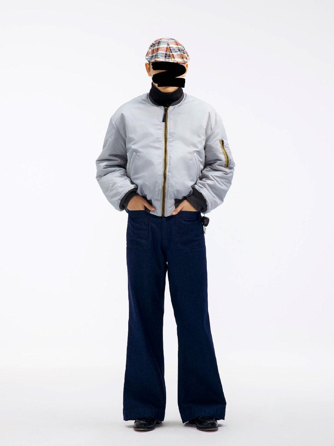 SUPERTOFU Loose Fit Baseball Collar Youth Solid Color Long Sleeve Bomber Jackets