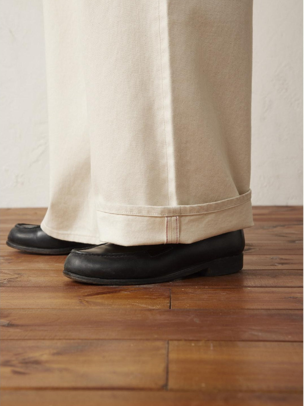 SUPERTOFU Mid Rise Pure Cotton Japanese Vintage Loose Relaxed Casual White Straight Jeans