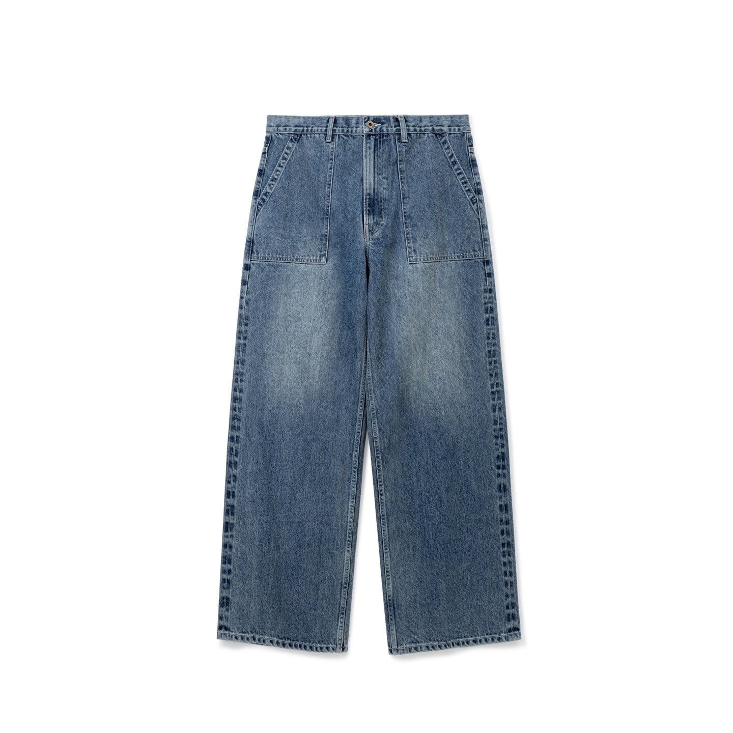 SUPERTOFU_Mid_Rise_Washed_Selvedge_Vintage_Button_Fly_Pure_Cotton_Wide-Leg_Jeans_MISSTT