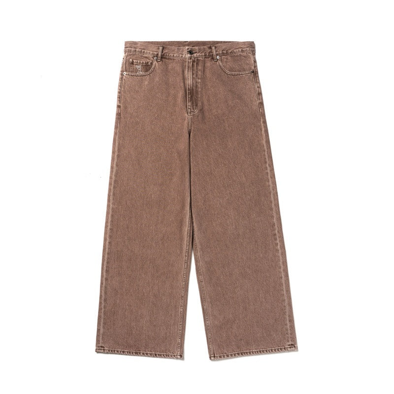 SUPERTOFU_Pure_Cotton_Mid_Rise_Washed_Distressed_Embroidered_Vintage_Black_Straight_Jeans_MISSTT