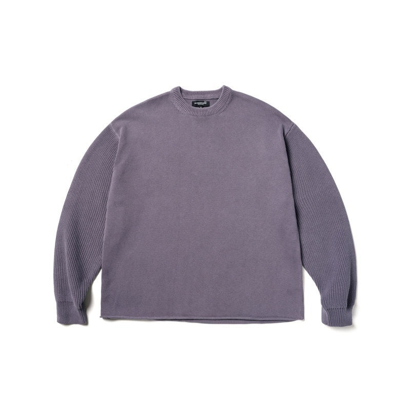 SUPERTOFU_Pure_Cotton_Oversized_Distressed_Unisex_Crewneck_Long_Sleeve_Sweaters_MISSTT