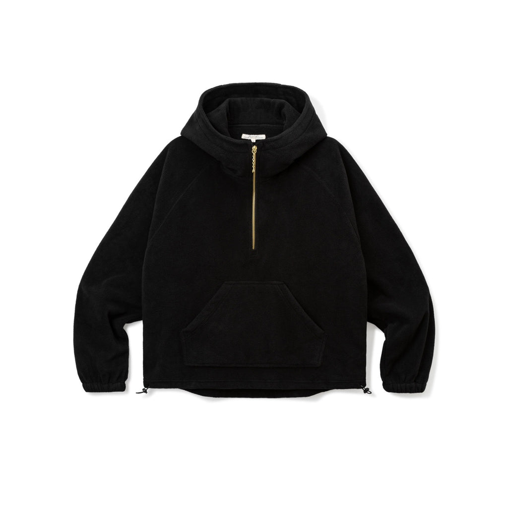 SUPERTOFU_Reversible_Fleece_Adjustable_Hem_Loose_Fit_Half_Zip_Unisex_Black_Hoodies_MISSTT