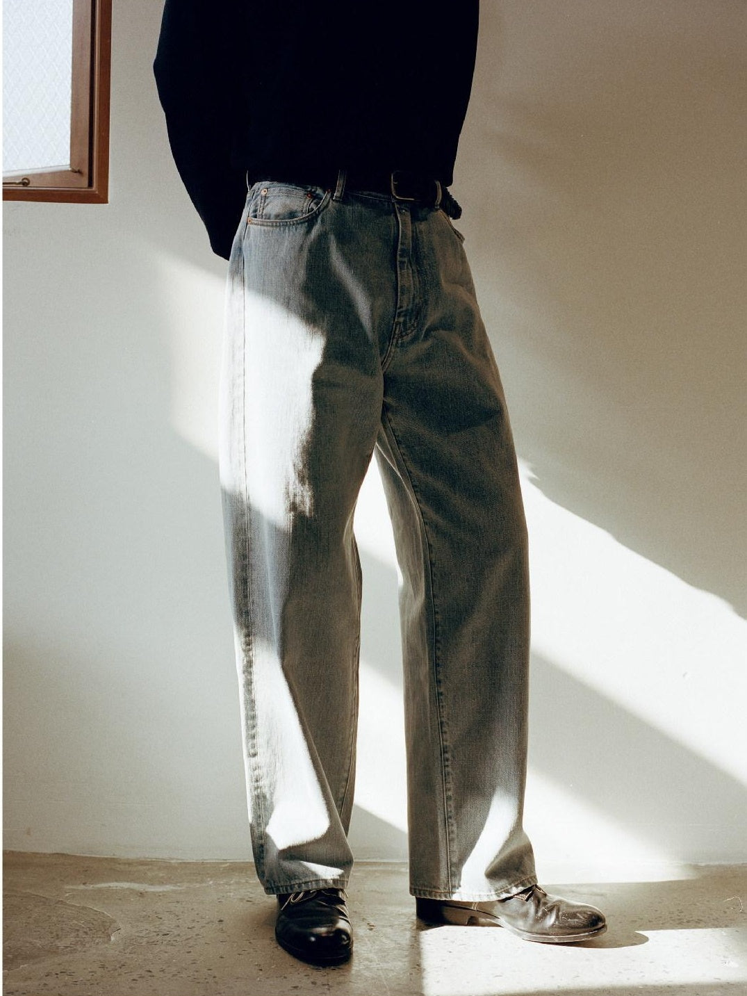 SUPERTOFU Selvedge 100 Percent Cotton Mid Rise Rigid Japanese Vintage Teen Straight Jeans