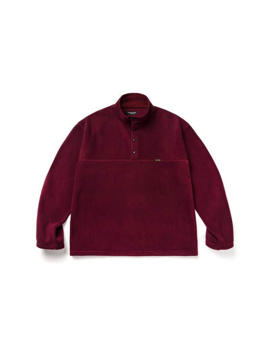 SUPERTOFU Shape Retention Oversized Stand Collar Unisex Pullover Sweatshirts