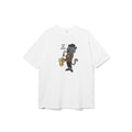 SUPERTOFU_Soft_Bamboo_Cotton_Vintage_Cartoon_Crewneck_Unisex_Navy_Short_Sleeve_T-Shirts_MISSTT