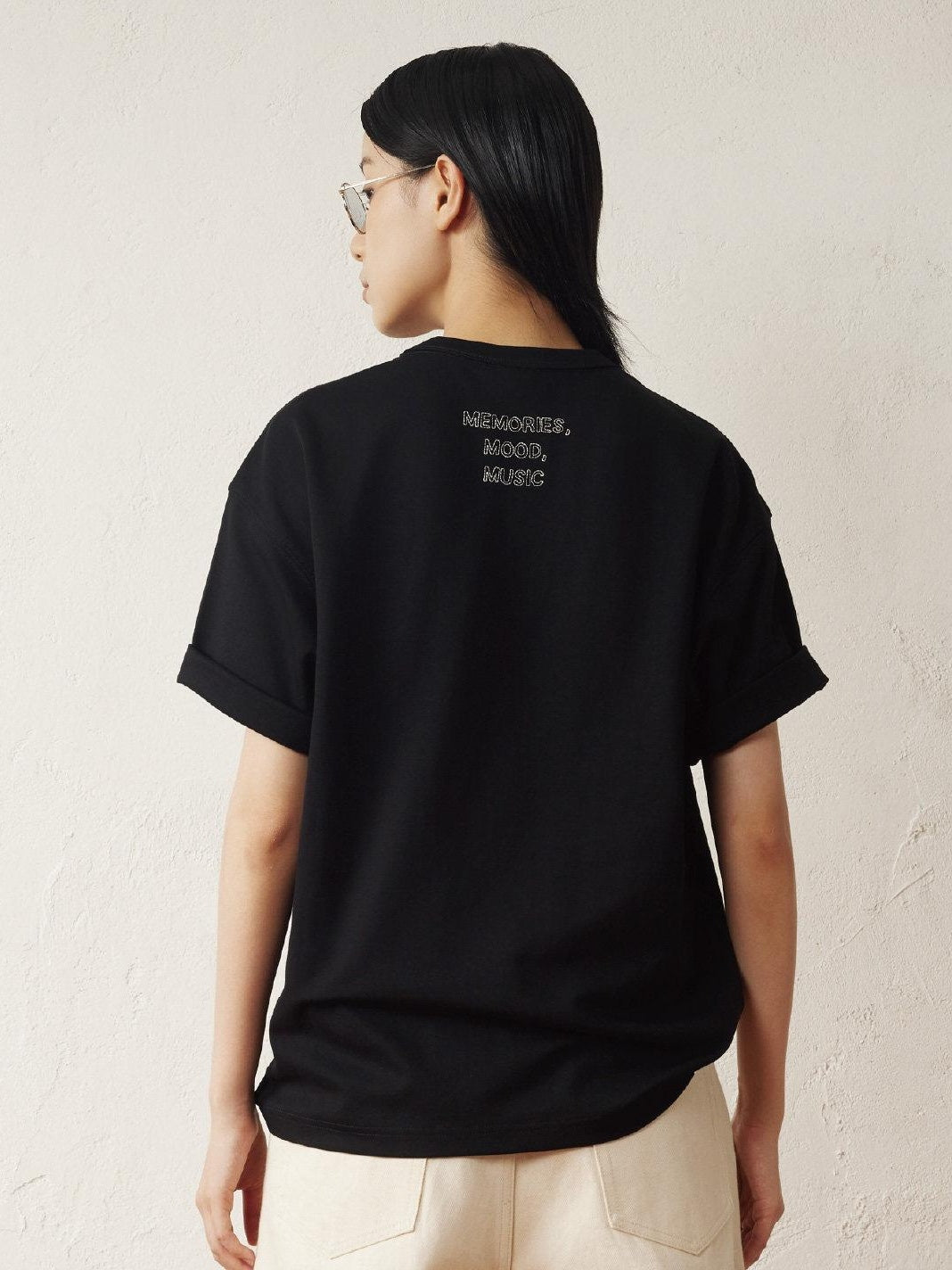 SUPERTOFU Soft Breathable Cotton Loose Fit Vintage Crew Neck Unisex Short Sleeve T-Shirts