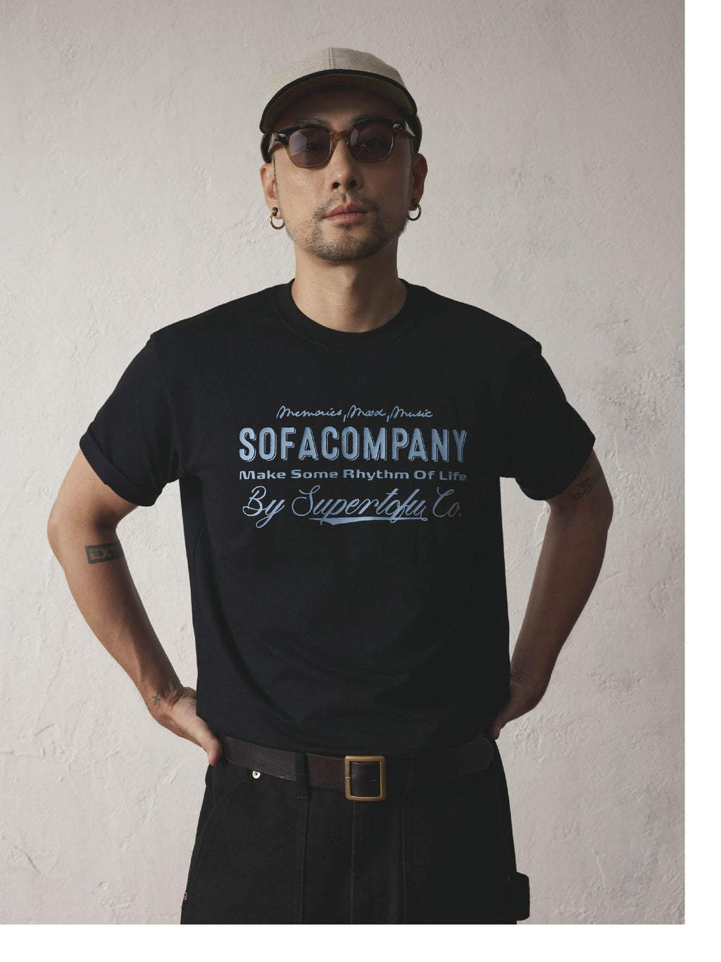 SUPERTOFU Soft Breathable Loose Crewneck Unisex Number Print Short Sleeve T-Shirts