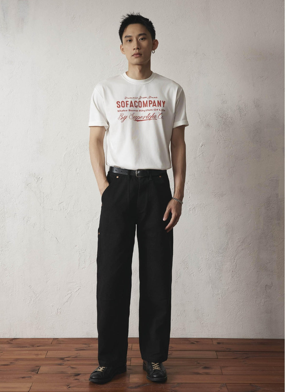 SUPERTOFU Soft Breathable Loose Crewneck Unisex Number Print Short Sleeve T-Shirts