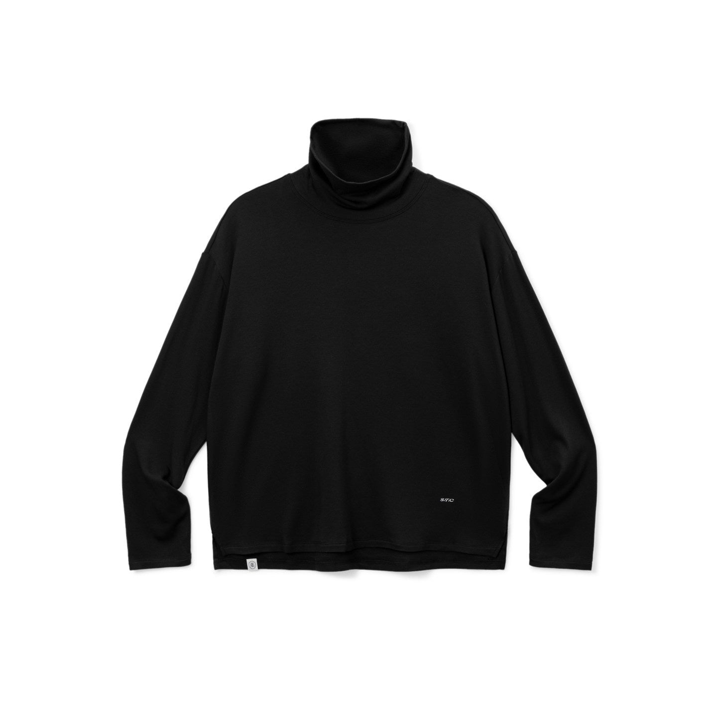 SUPERTOFU_Soft_Breathable_Warm_Minimalist_High_Neck_Unisex_Solid_Color_Long_Sleeve_T-Shirts_MISSTT