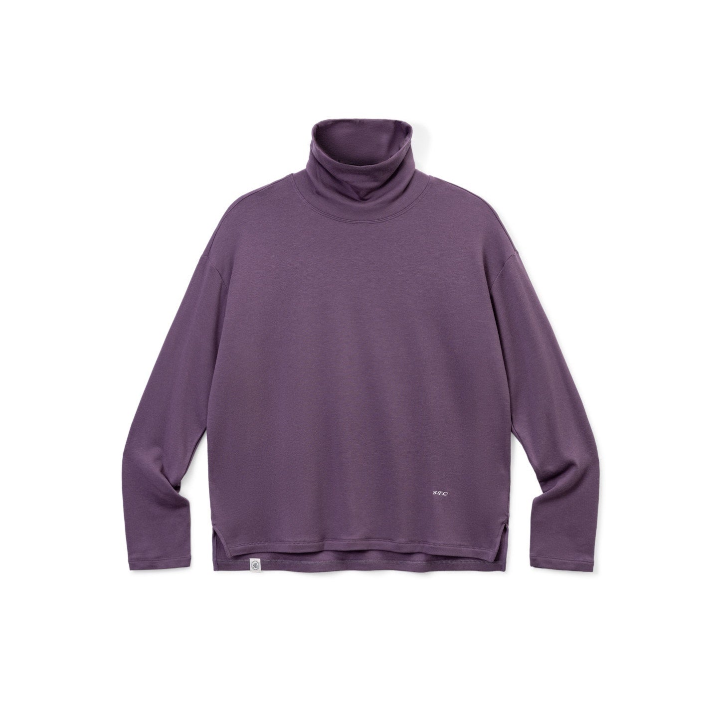 SUPERTOFU_Soft_Breathable_Warm_Minimalist_High_Neck_Unisex_Solid_Color_Long_Sleeve_T-Shirts_MISSTT