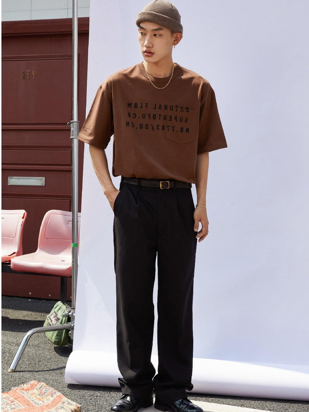 SUPERTOFU Soft Cotton Blend Oversized Floral Graphic Youth Unisex Short Sleeve T-Shirts