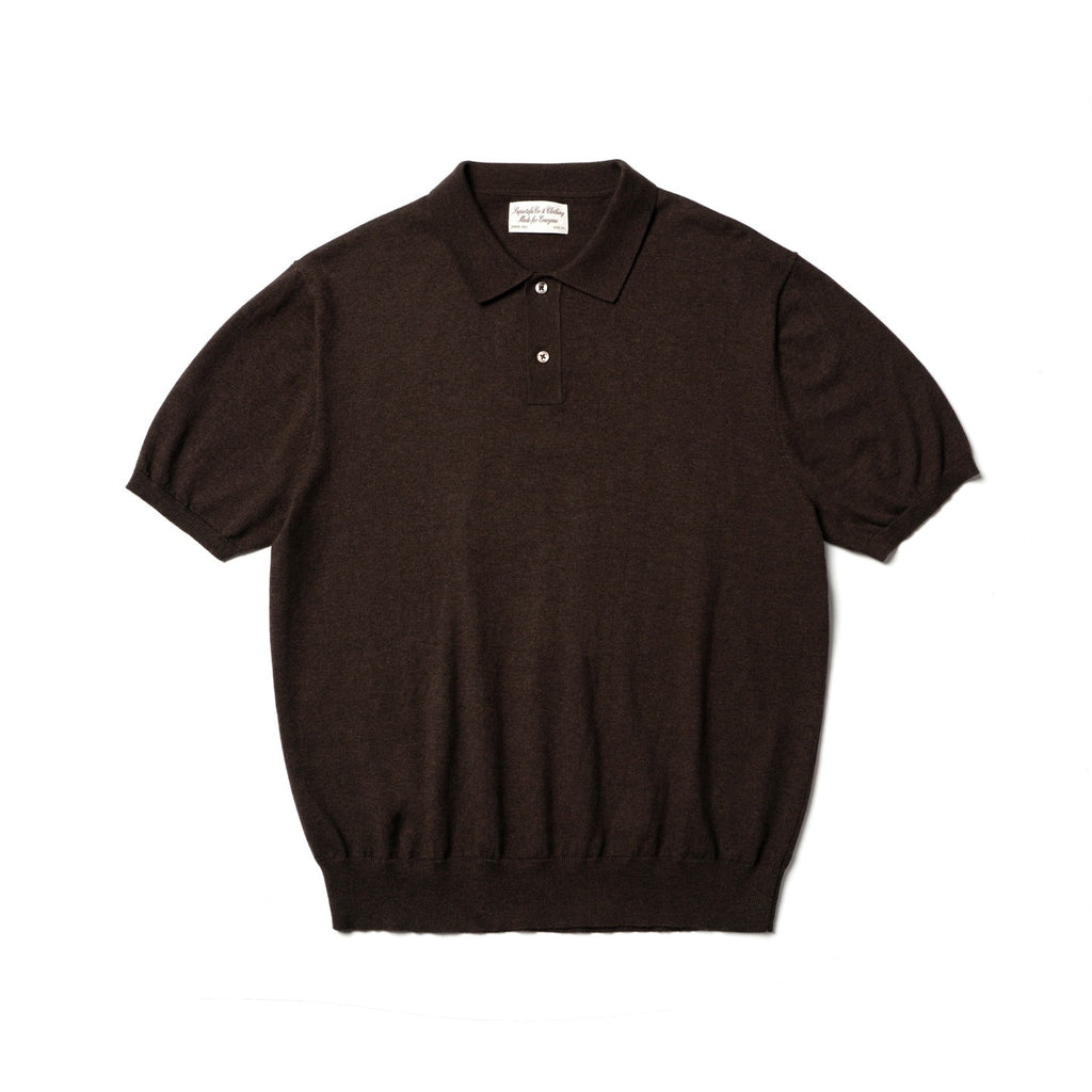 SUPERTOFU_Soft_Cotton_Cashmere_Collared_Standard_Fit_Unisex_Solid_Short_Sleeve_T-Shirts_MISSTT