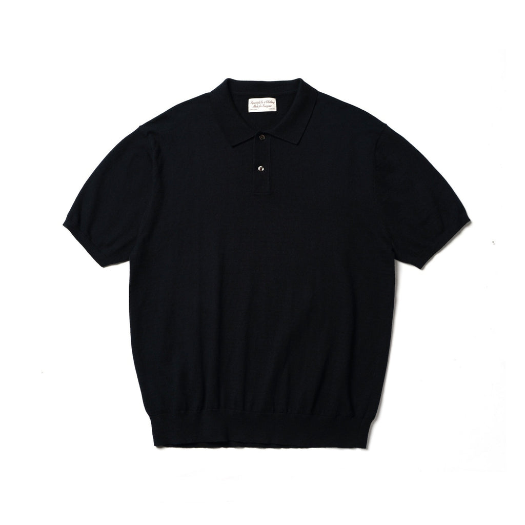 SUPERTOFU_Soft_Cotton_Cashmere_Collared_Standard_Fit_Unisex_Solid_Short_Sleeve_T-Shirts_MISSTT