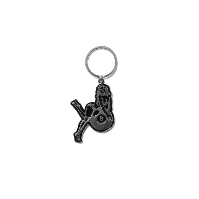 SUPERTOFU Stylish Feminine Girl Motif Script Lettering Bag Charm For Women Keychains