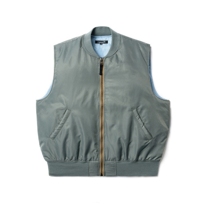 SUPERTOFU_Thick_Warm_Oversized_Youthful_Loose_Fit_Zip_Round_Neck_Solid_Puffer_Jackets_MISSTT
