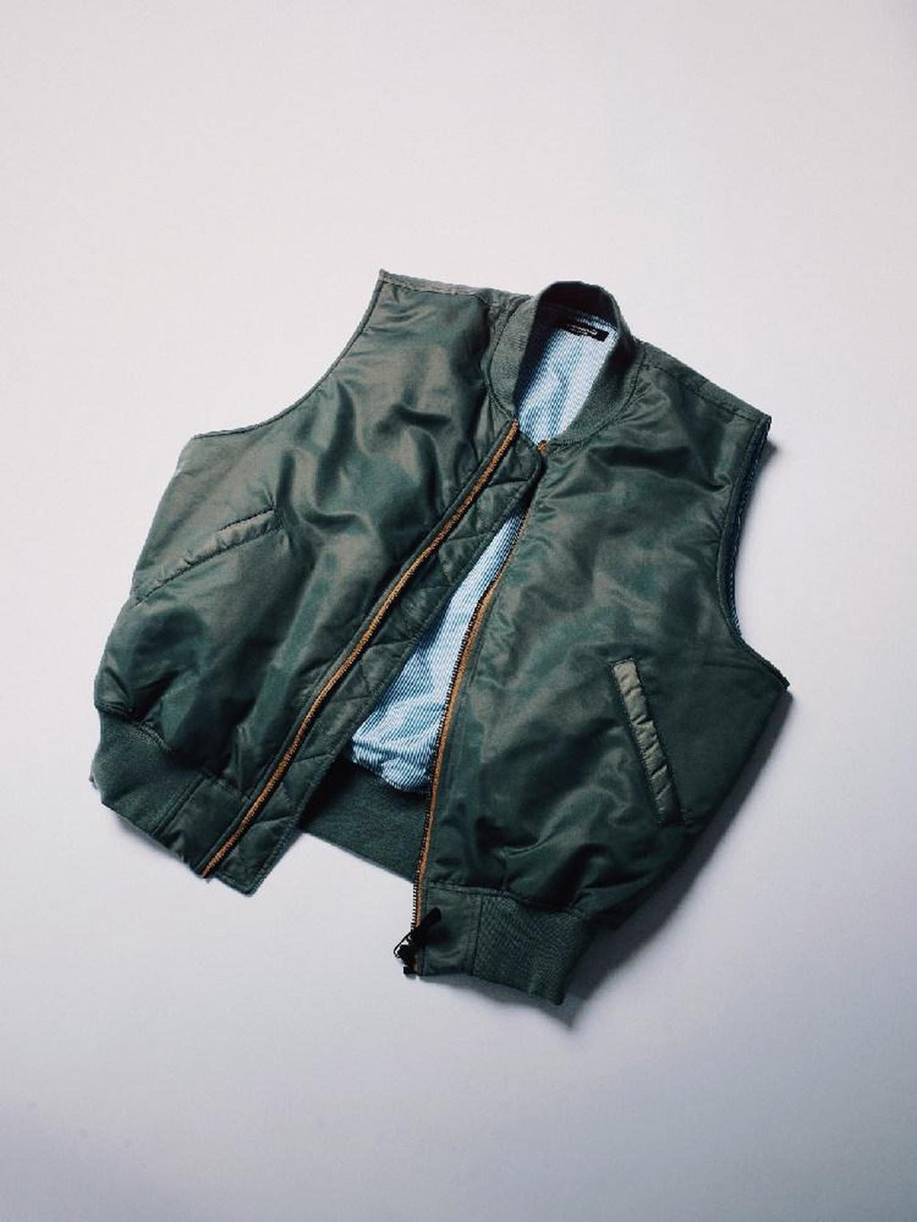 SUPERTOFU Thick Warm Oversized Youthful Loose Fit Zip Round Neck Solid Puffer Jackets