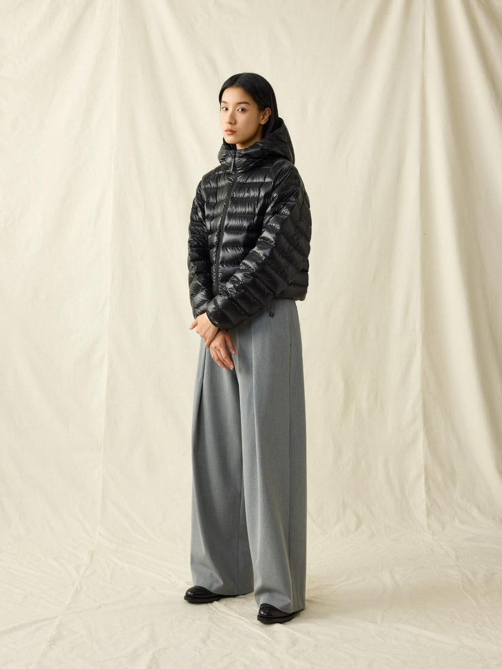 SUPERTOFU Ultralight 90 Percent Down Double Taped Nylon Short Urban Down Jackets