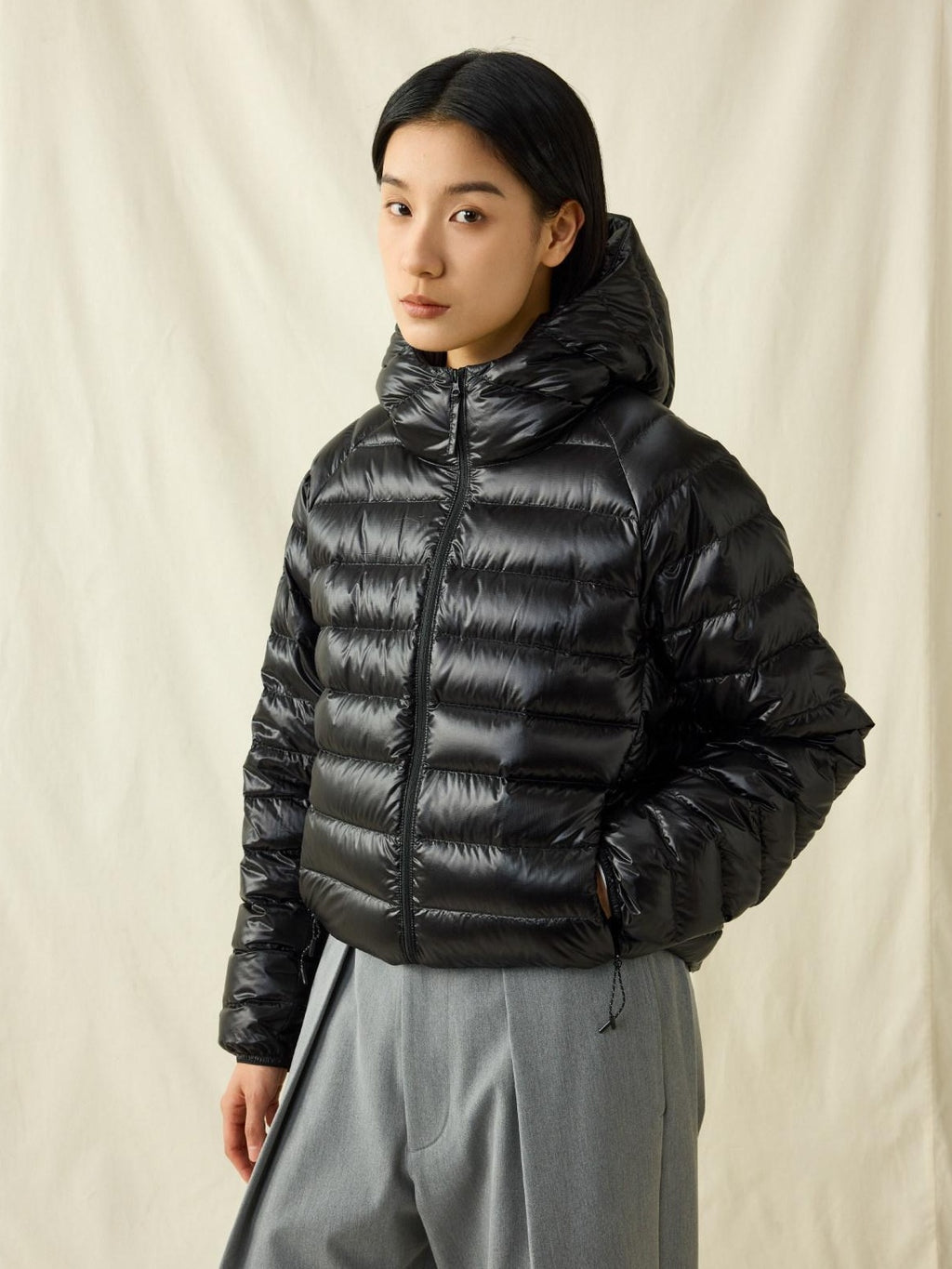 SUPERTOFU Ultralight 90 Percent Down Double Taped Nylon Short Urban Down Jackets