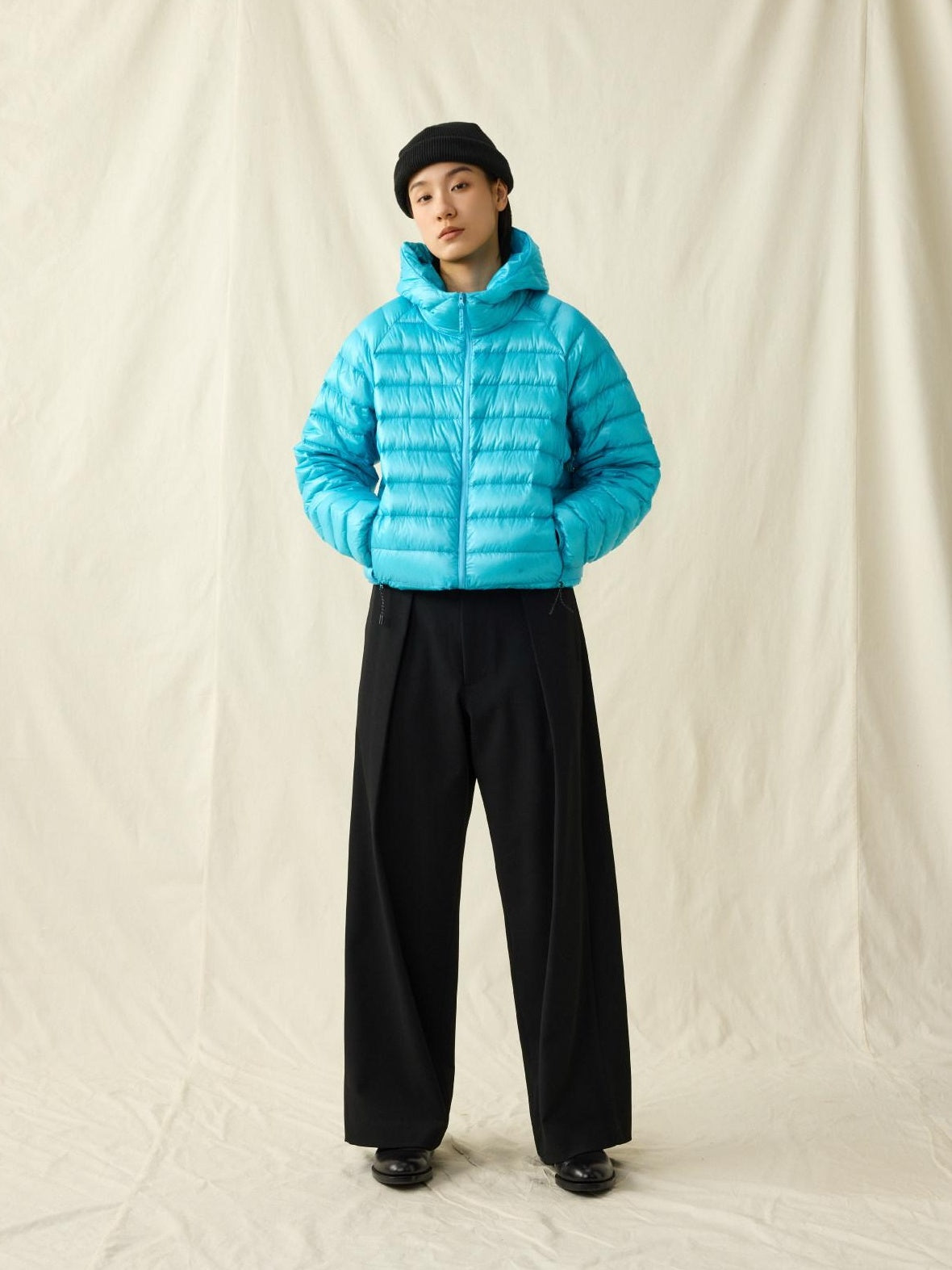 SUPERTOFU Ultralight 90 Percent Down Double Taped Nylon Short Urban Down Jackets