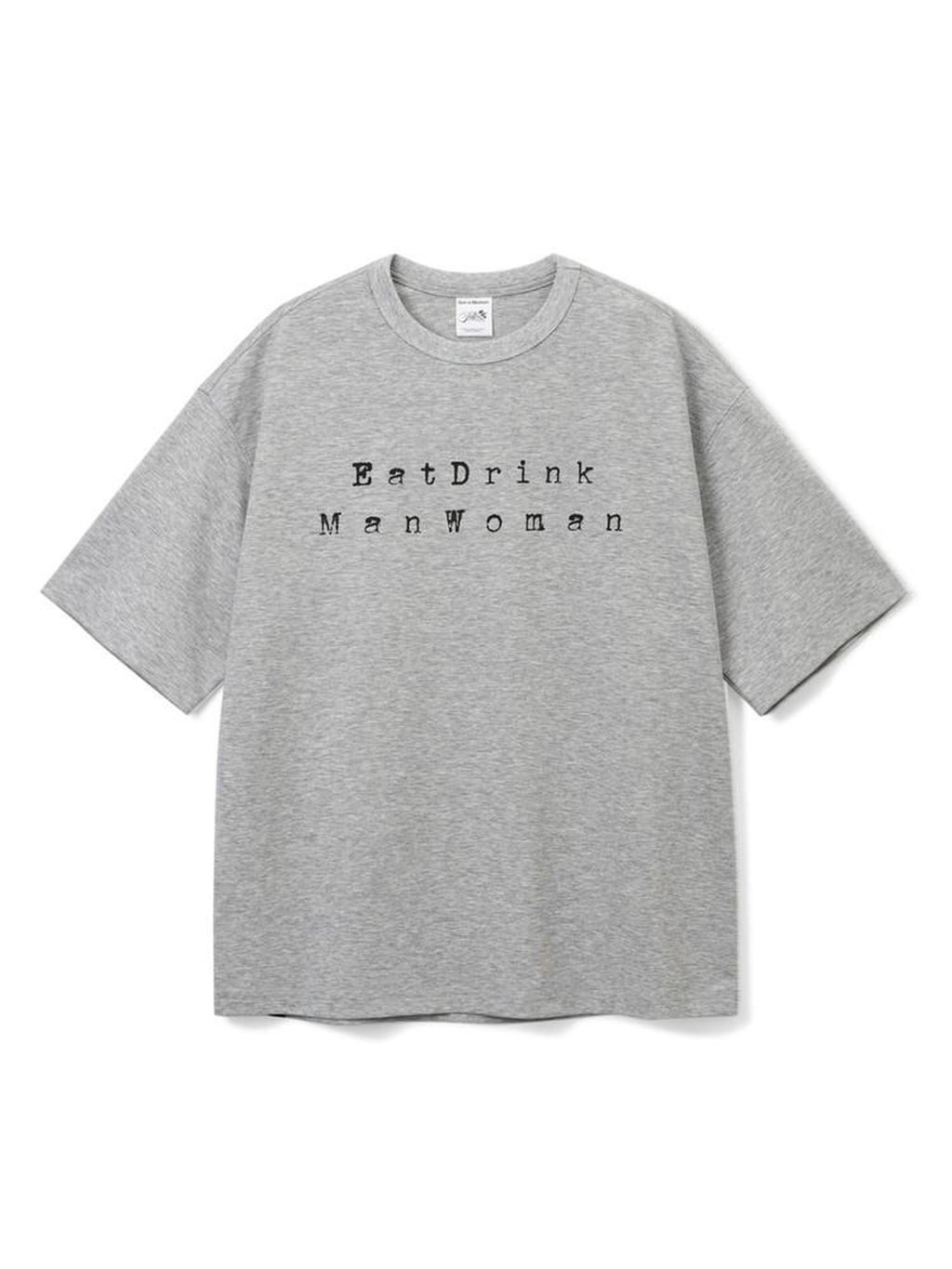SUPERTOFU Vintage Washed Loose Unisex Cotton Letter Print Short Sleeve T-Shirts