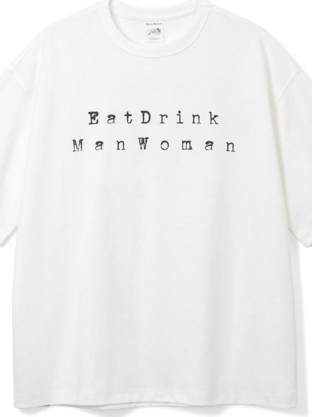 SUPERTOFU Vintage Washed Loose Unisex Cotton Letter Print Short Sleeve T-Shirts