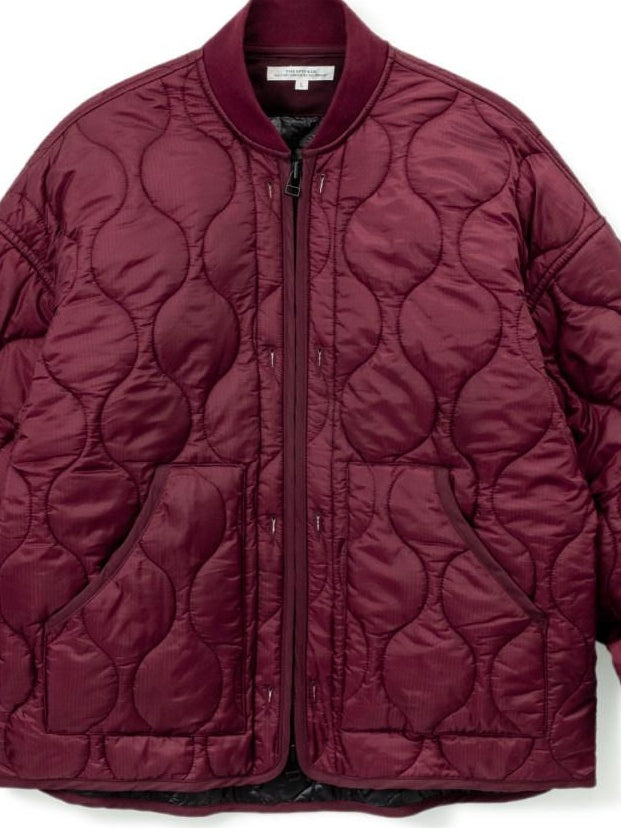 SUPERTOFU Warm Cotton Lined Vintage Short Dual Zip Unisex Blue Puffer Jackets