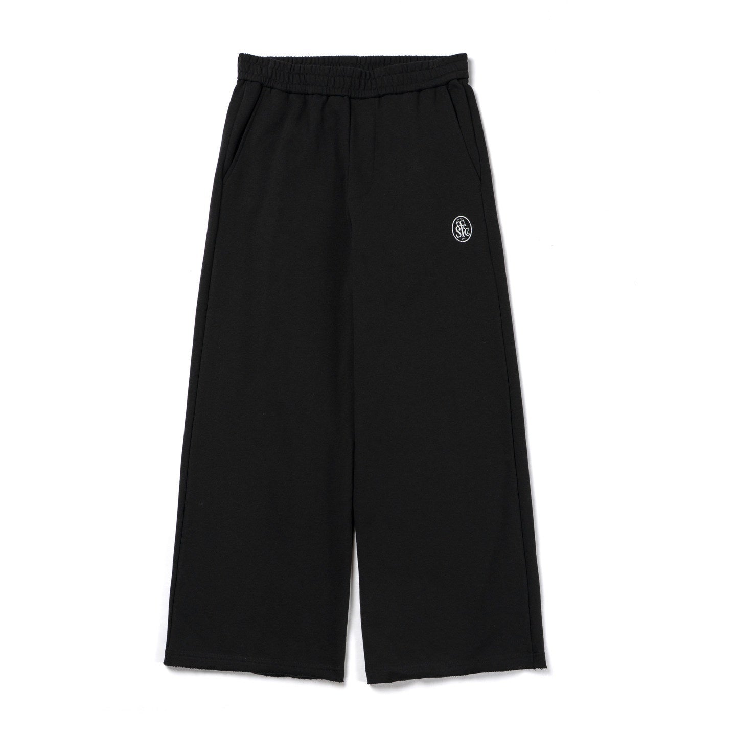 SUPERTOFU_Warm_Cotton_Wide_Fit_Japanese_Vintage_Sport_Mid_Waist_Black_Gray_Straight_Pants_MISSTT