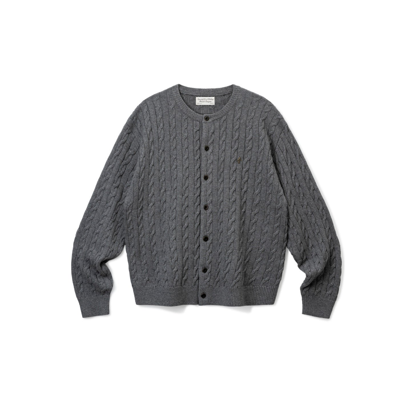 SUPERTOFU_Warm_Cotton_Wool_Blend_Cable_Knit_Button_Front_Loose_Unisex_Crewneck_Cardigans_MISSTT